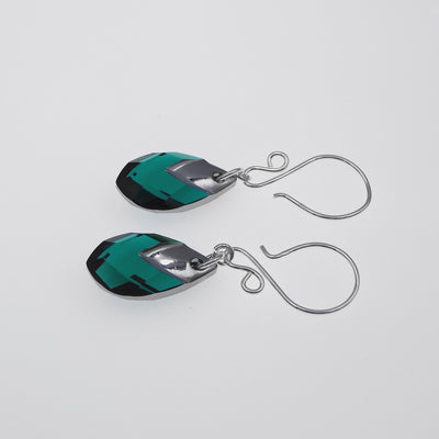 Emerald Crystal Earrings