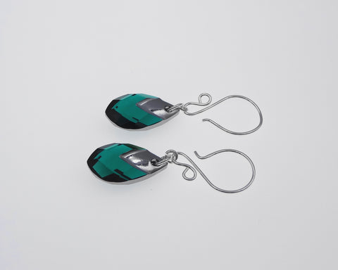 Emerald Crystal Earrings