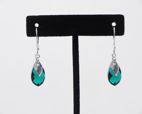 Emerald Crystal Earrings