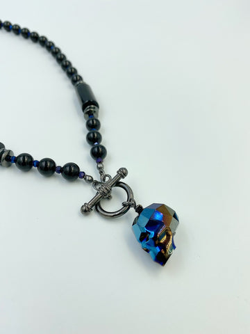 Onyx and Hematite Necklace