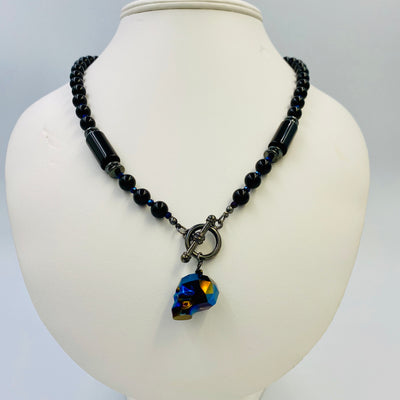 Onyx and Hematite Necklace