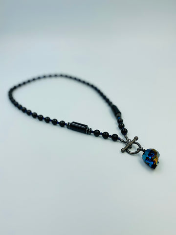 Onyx and Hematite Necklace