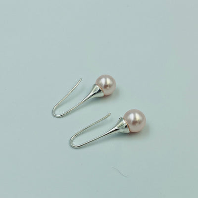 Modern Pearl Earrings