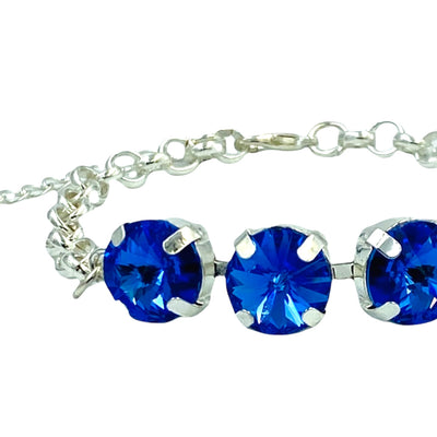 Sapphire Blue Crystal Bracelet
