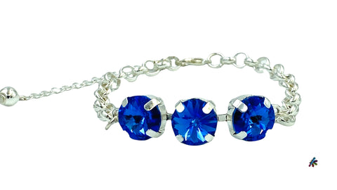 Sapphire Blue Crystal Bracelet